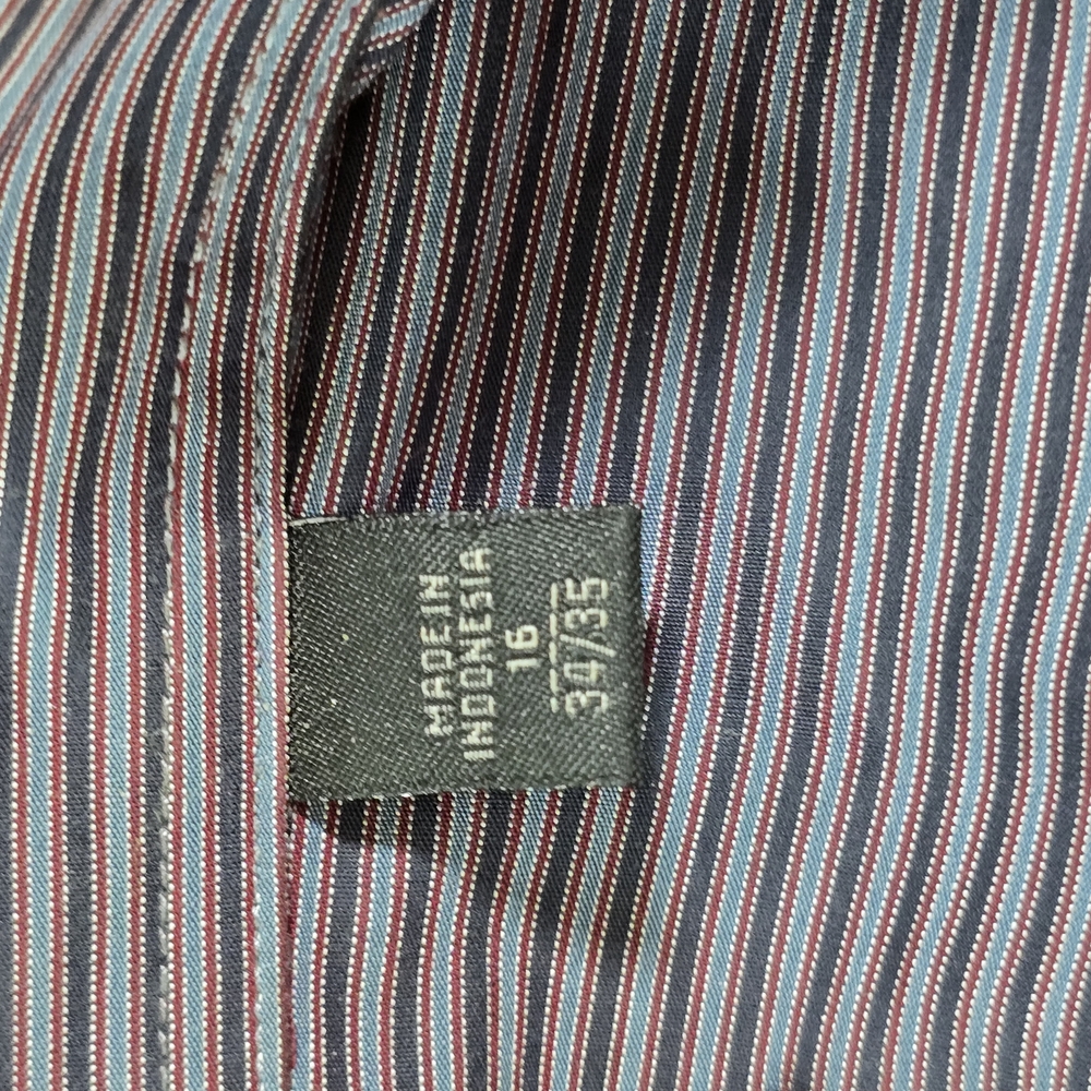 Men's Purple Striped Shirt - Picture 5 of 6